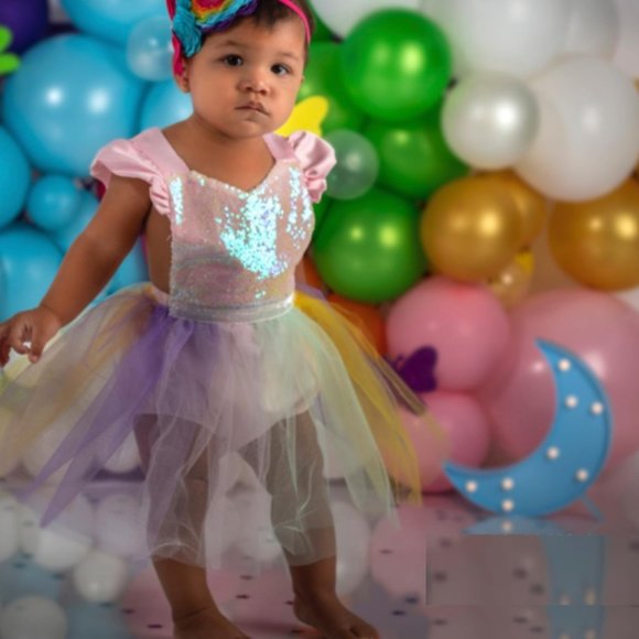 Elmo Romper Sunsuit Cookie Jumpsuit Abby Romper Sesame Street Dress Birthday - Picture 5 of 12